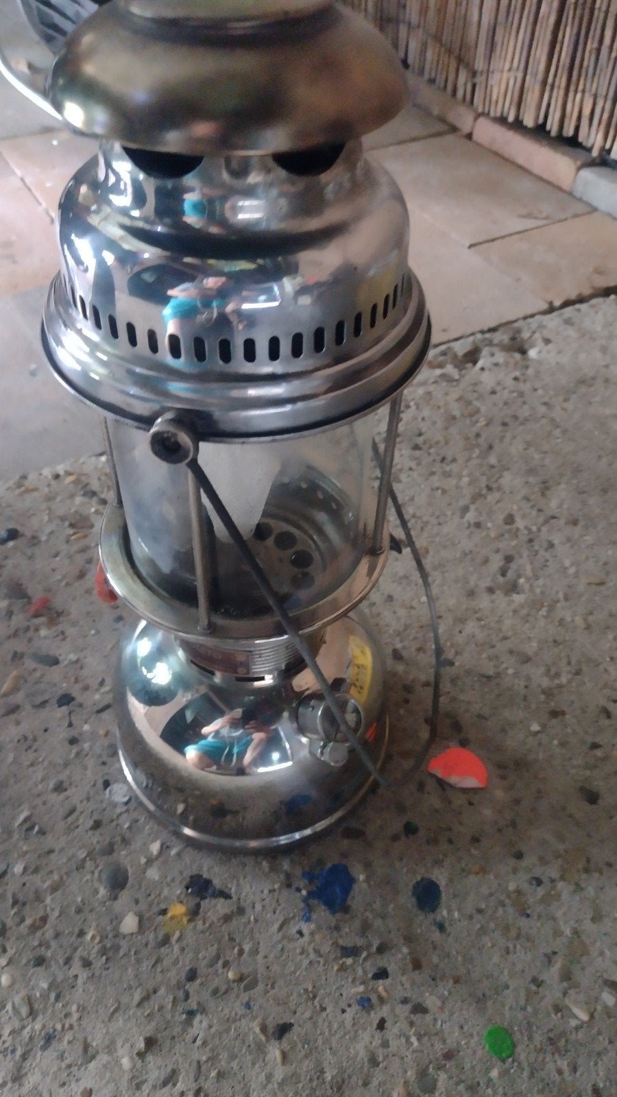 Hipolito H-502 Automatic petroleum druk lamp, Antiek en Kunst, Ophalen of Verzenden
