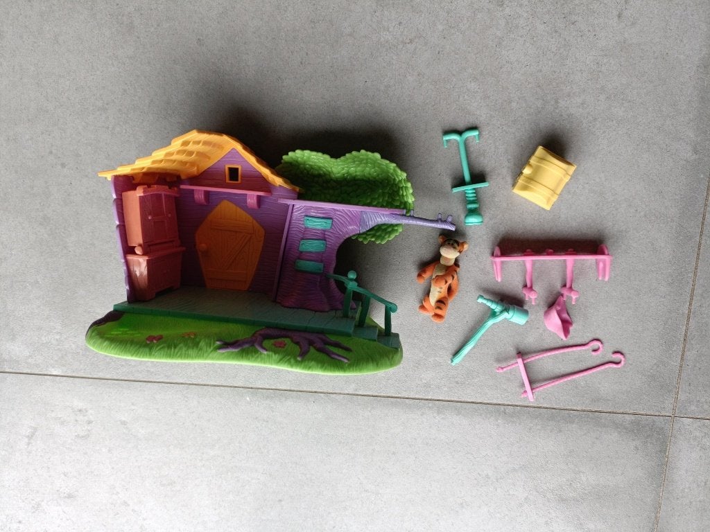 Teigetje speelhuis, Ophalen, Winnie de Poeh of vrienden, Gebruikt, Beeldje of Figuurtje