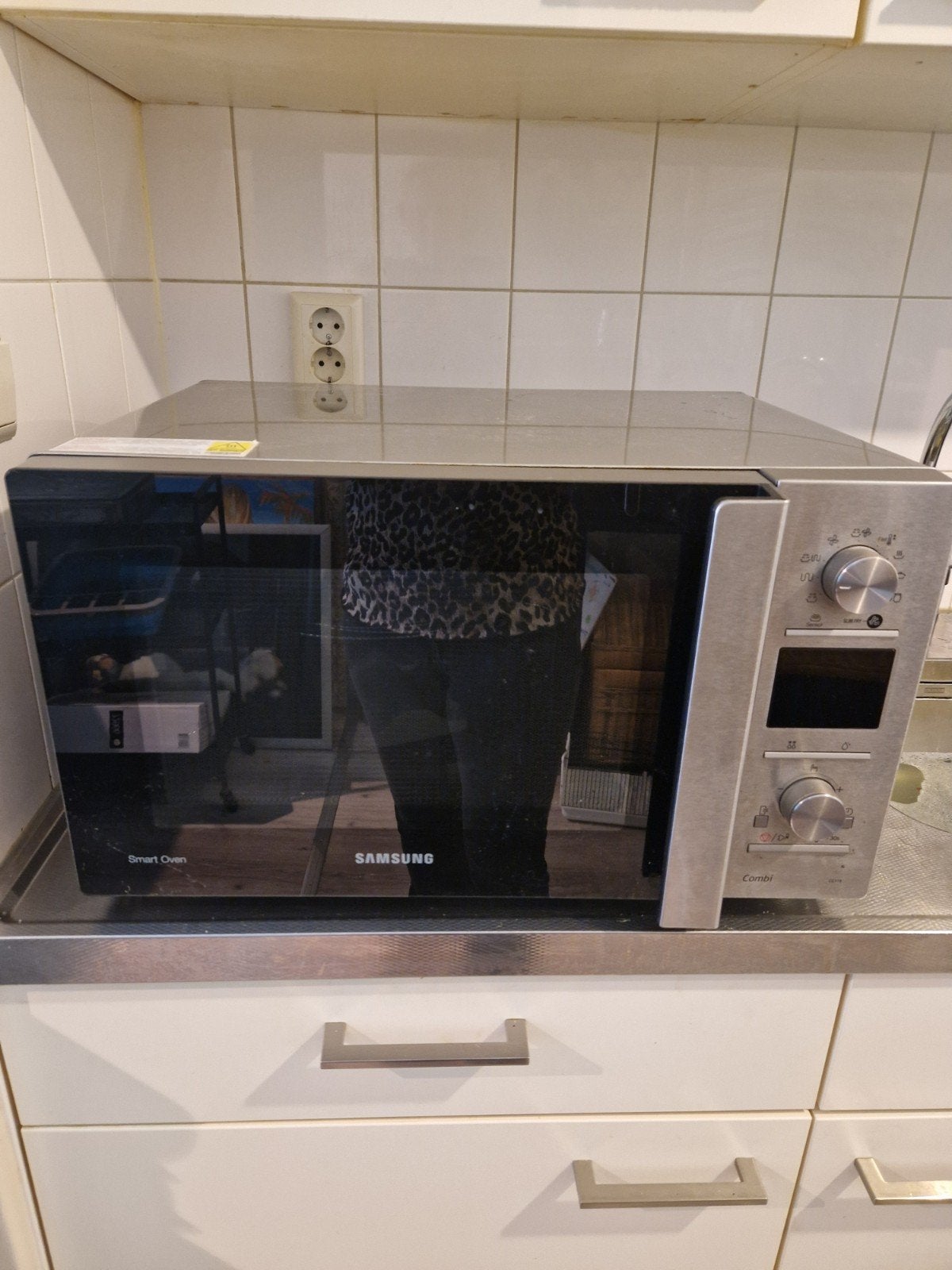 Samsung Smart Oven Combi Magnetron - Zo goed als nieuw, Witgoed en Apparatuur, Magnetrons, Ophalen, Combimagnetron, Gebruikt, Hete lucht
