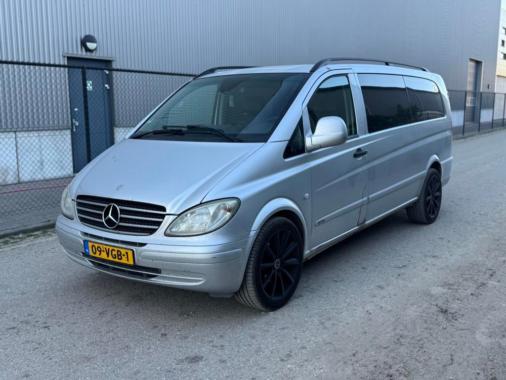 Mercedes-Benz Vito 3.0 CDI 120 AUT V6, Automaat, Achterwielaandrijving, Zwart, Leder en Stof