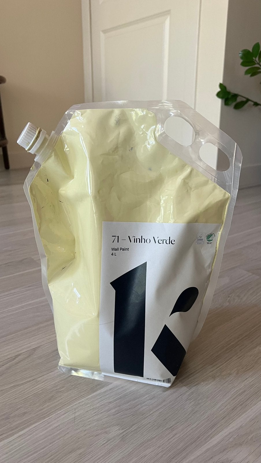 Klint muurverf Vinho Verde geelgroen, Ophalen of Verzenden, Nieuw