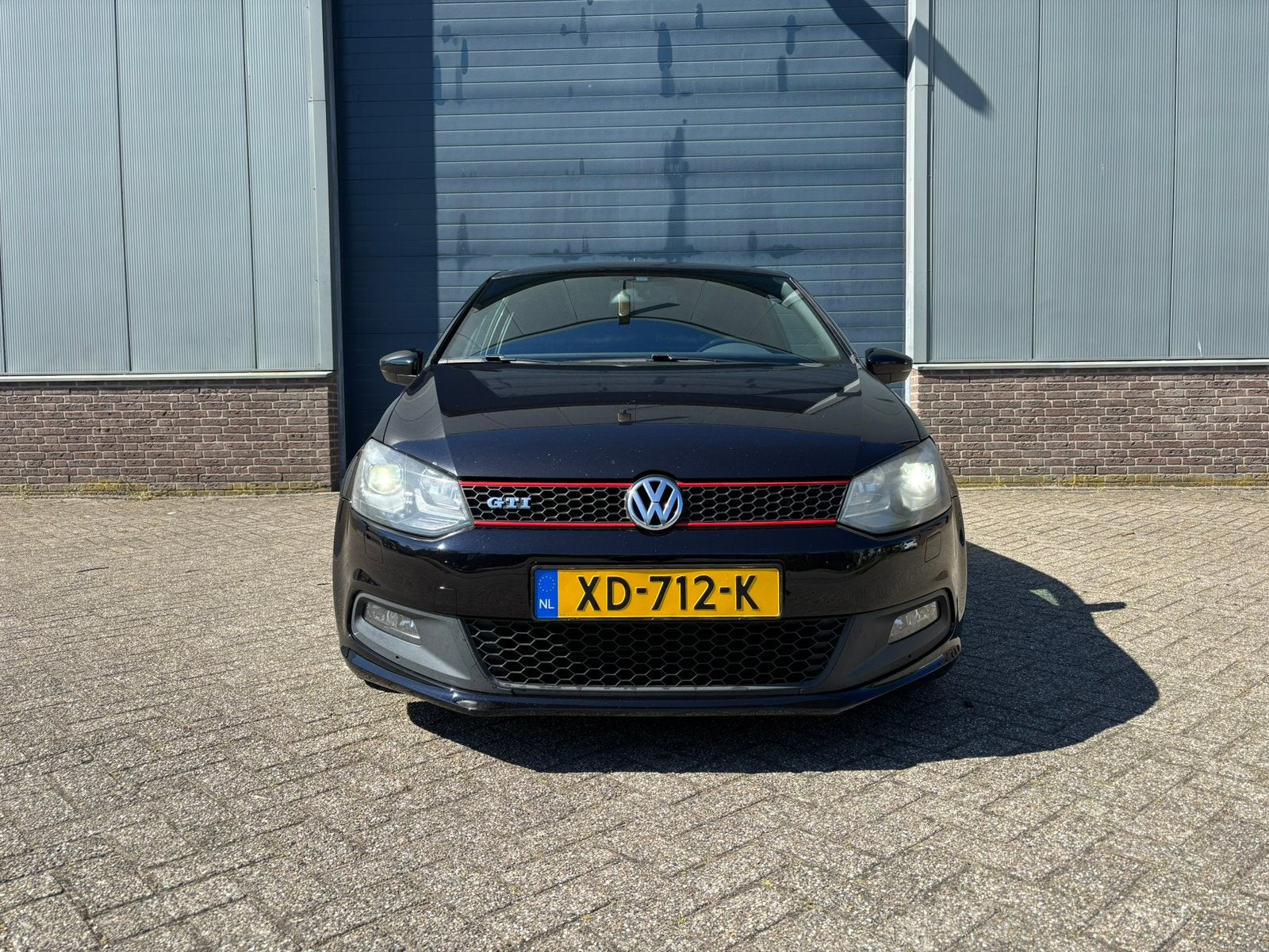 Volkswagen Polo 6R GTI 1.4 TSI DSG 210 PK Zeer Nette Staat, Stof, 1169 kg, 4 cilinders, Zwart