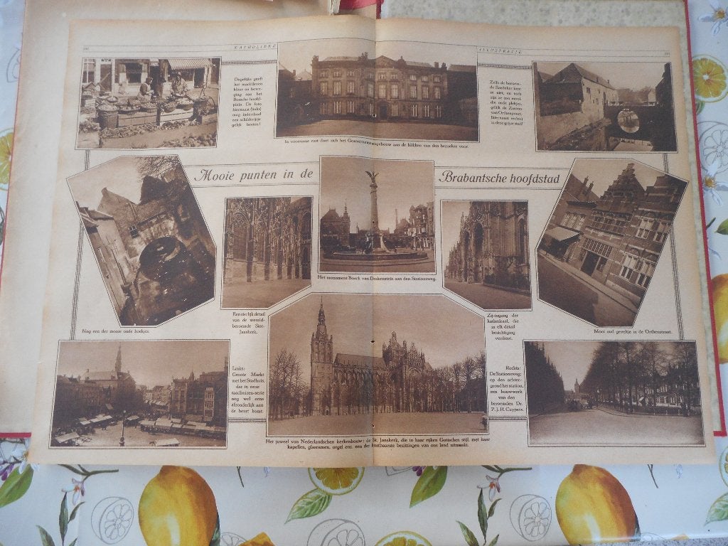 's-Hertogenbosch. Mooie punten in de hoofdstad. 1925., Ophalen of Verzenden, 1920 tot 1940, Nederland, Knipsel(s)