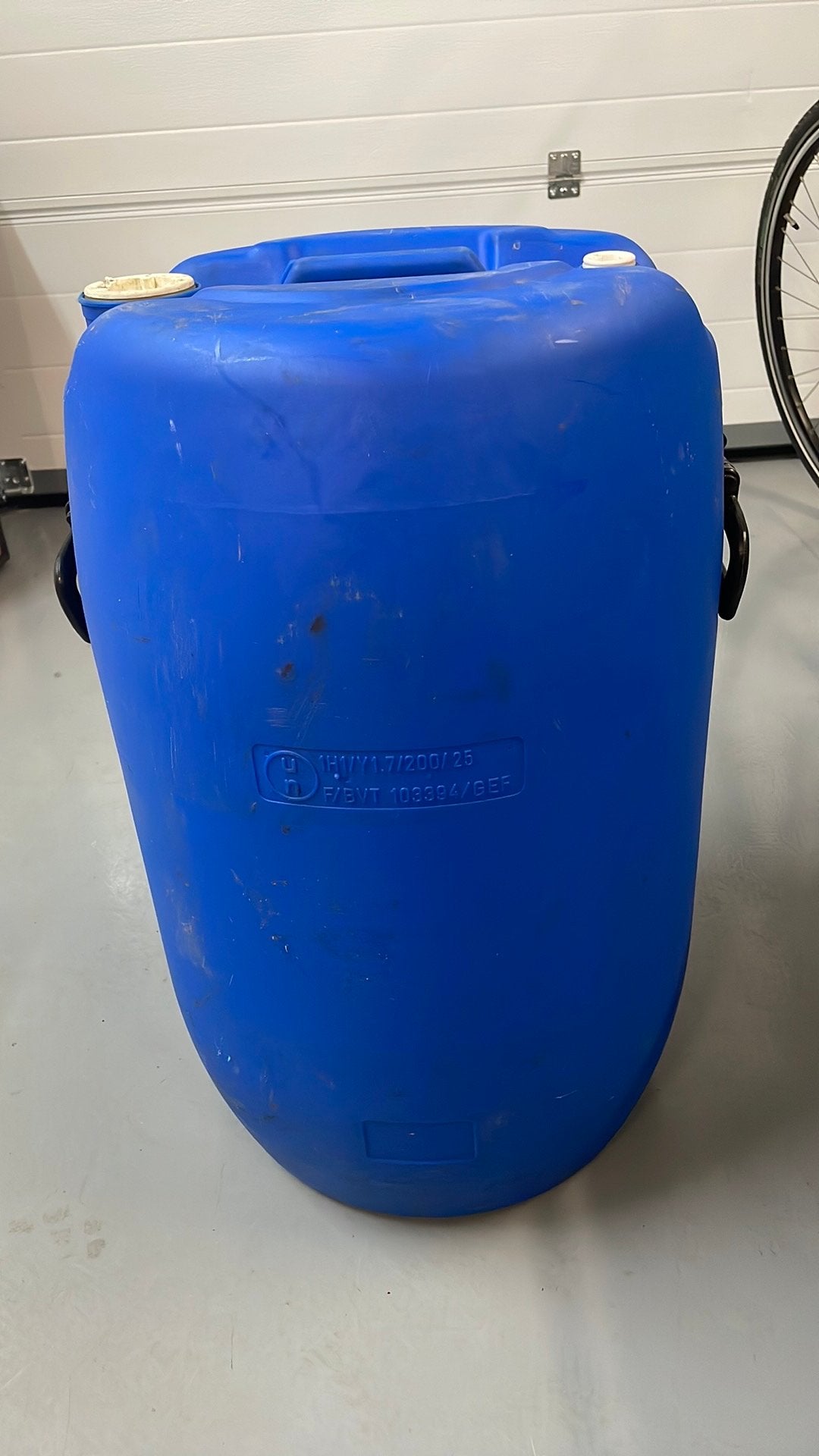 Kunststof vat 60 ltr, Tuin en Terras, Regentonnen, Minder dan 75 liter, Ophalen, Zo goed als nieuw, Kunststof