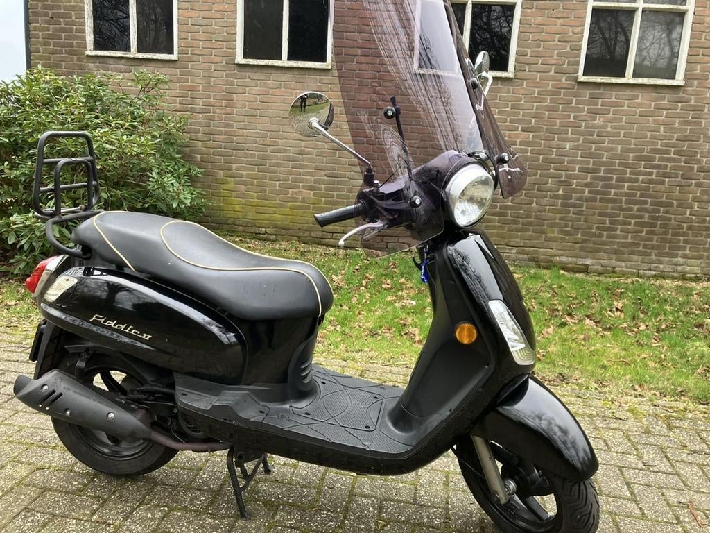 SYM FIDDLE 50 4T 2012 zuinige 4 takt scooter incl garantie, Fietsen en Brommers, SYM, Onbekend, Onbekend