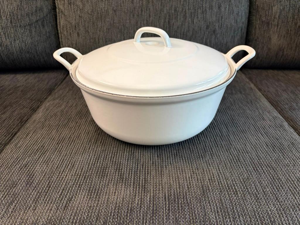 Grote braadpan met deksel (gietijzer), Ophalen, Gebruikt, Gietijzer, Koekenpan of Braadpan