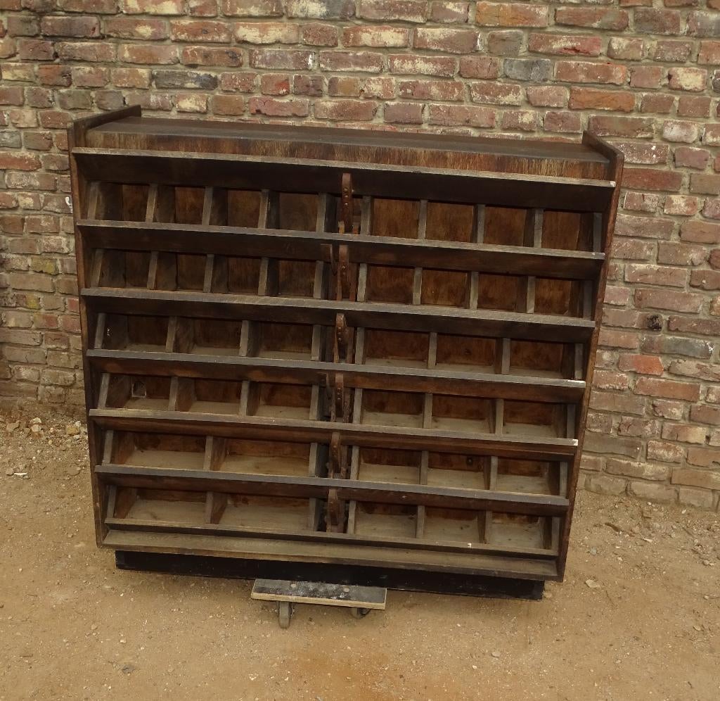 originele dubbelzijdige grutterskast vakkenkast winkelkast, Antiek en Kunst, Ophalen
