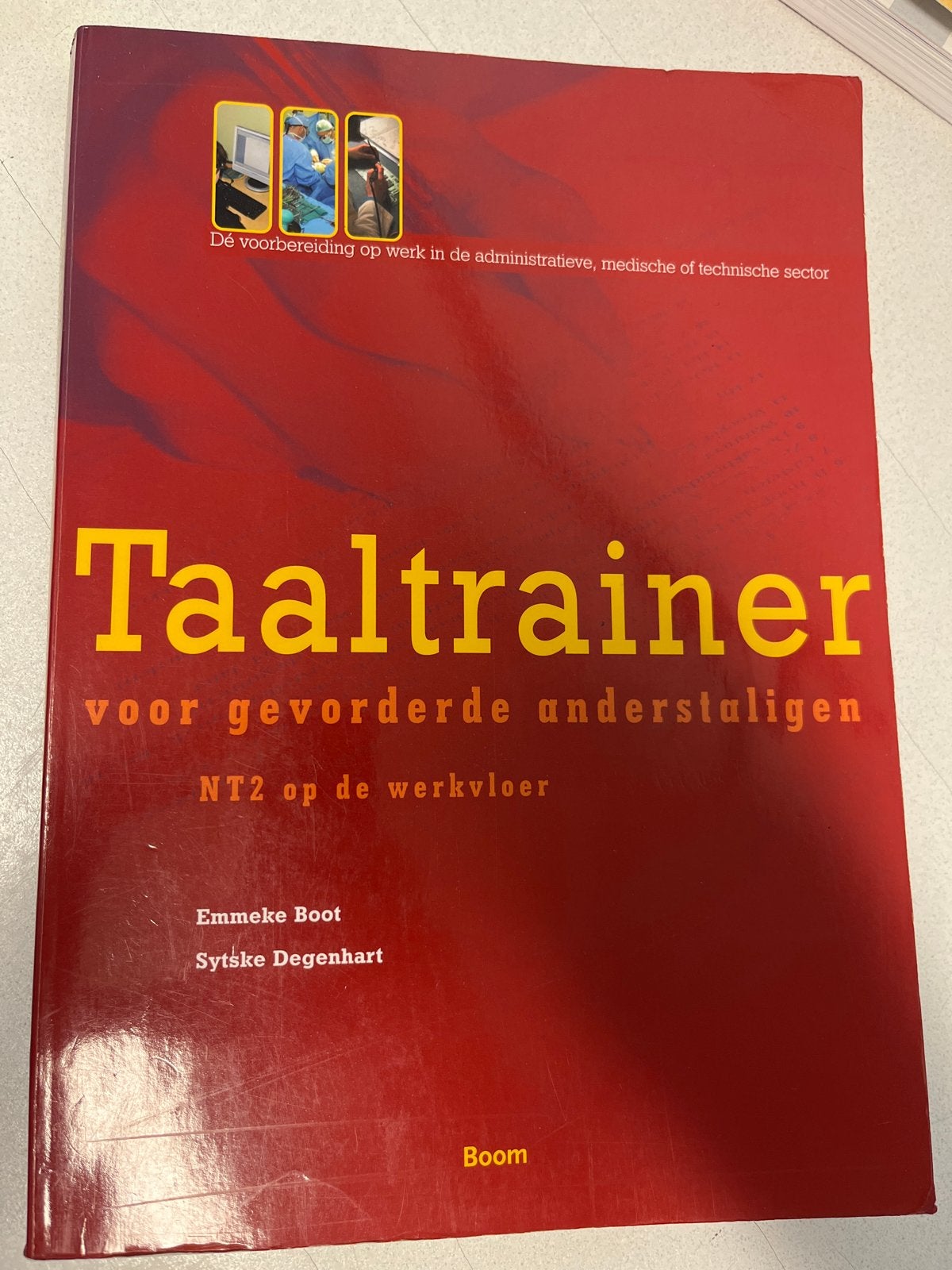 Taaltrainer voor gevorderde anderstaligen NT2, Ophalen of Verzenden, Zo goed als nieuw, Non-fictie