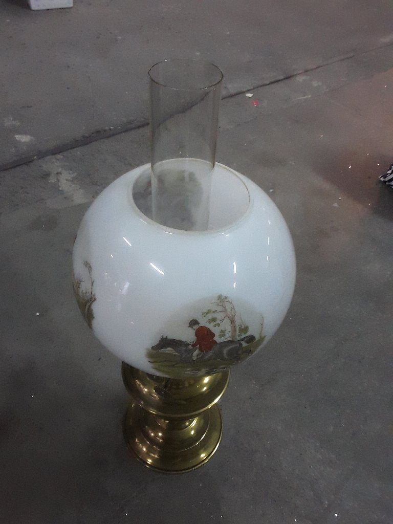 Olielamp, Antiek en Kunst, Antiek | Lampen, Ophalen