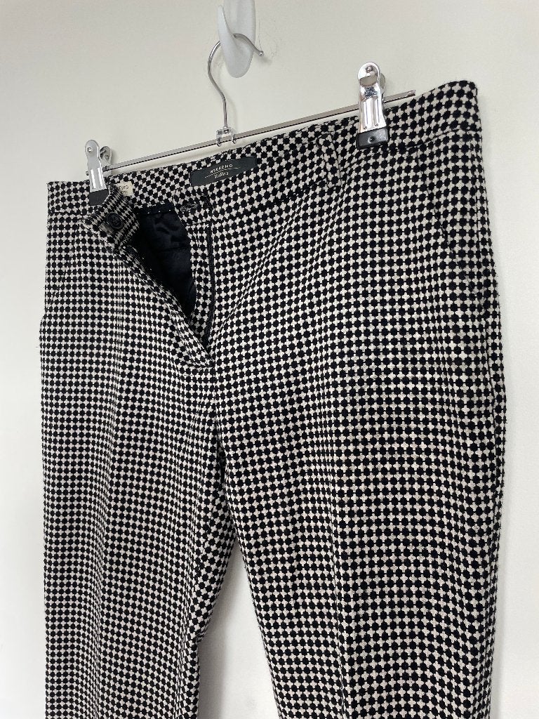 Weekend MaxMara Cigarette pants pantalon maat 38 zwart wit, Maat 38/40 (M), Info@marcolin.com, Zwart, Max Mara