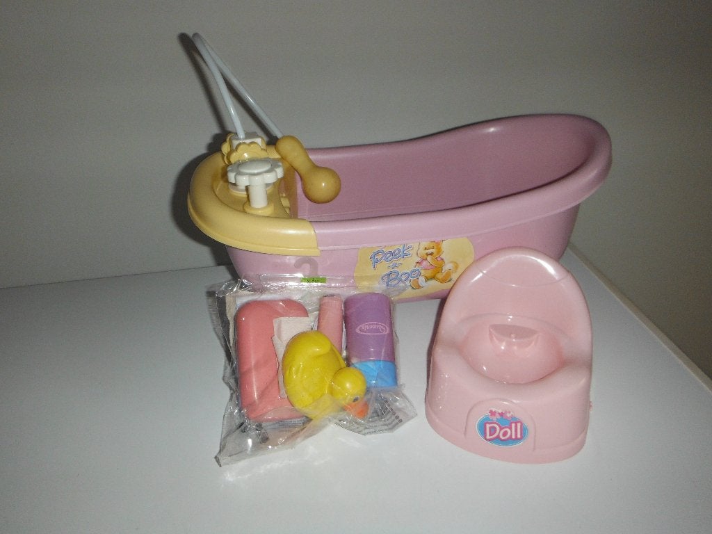 baby born bad met douche en acc, Ophalen, Gebruikt, Babypop