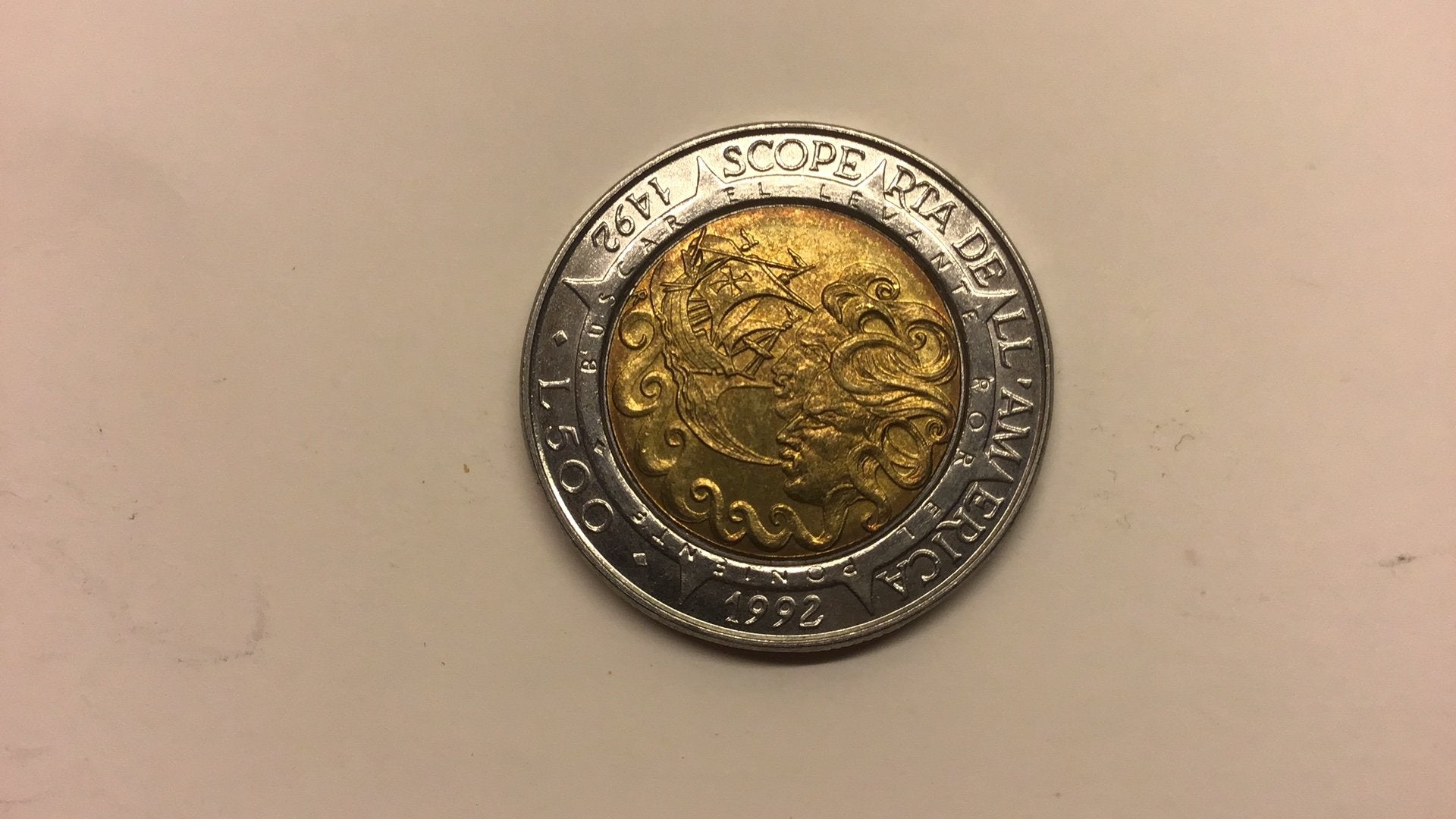 San Marino 500 lire 1992., Ophalen of Verzenden