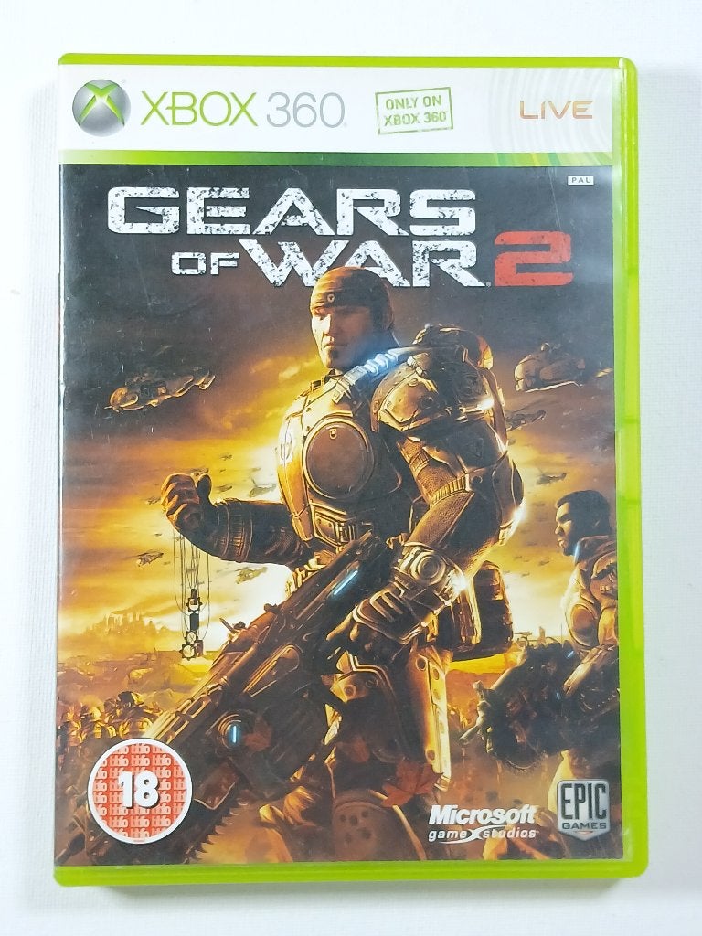 Gears of War 2 - XBOX 360 - Microsoft - PAL - Geen Boekje -, Gebruikt, Vanaf 18 jaar, Shooter, Microsoft