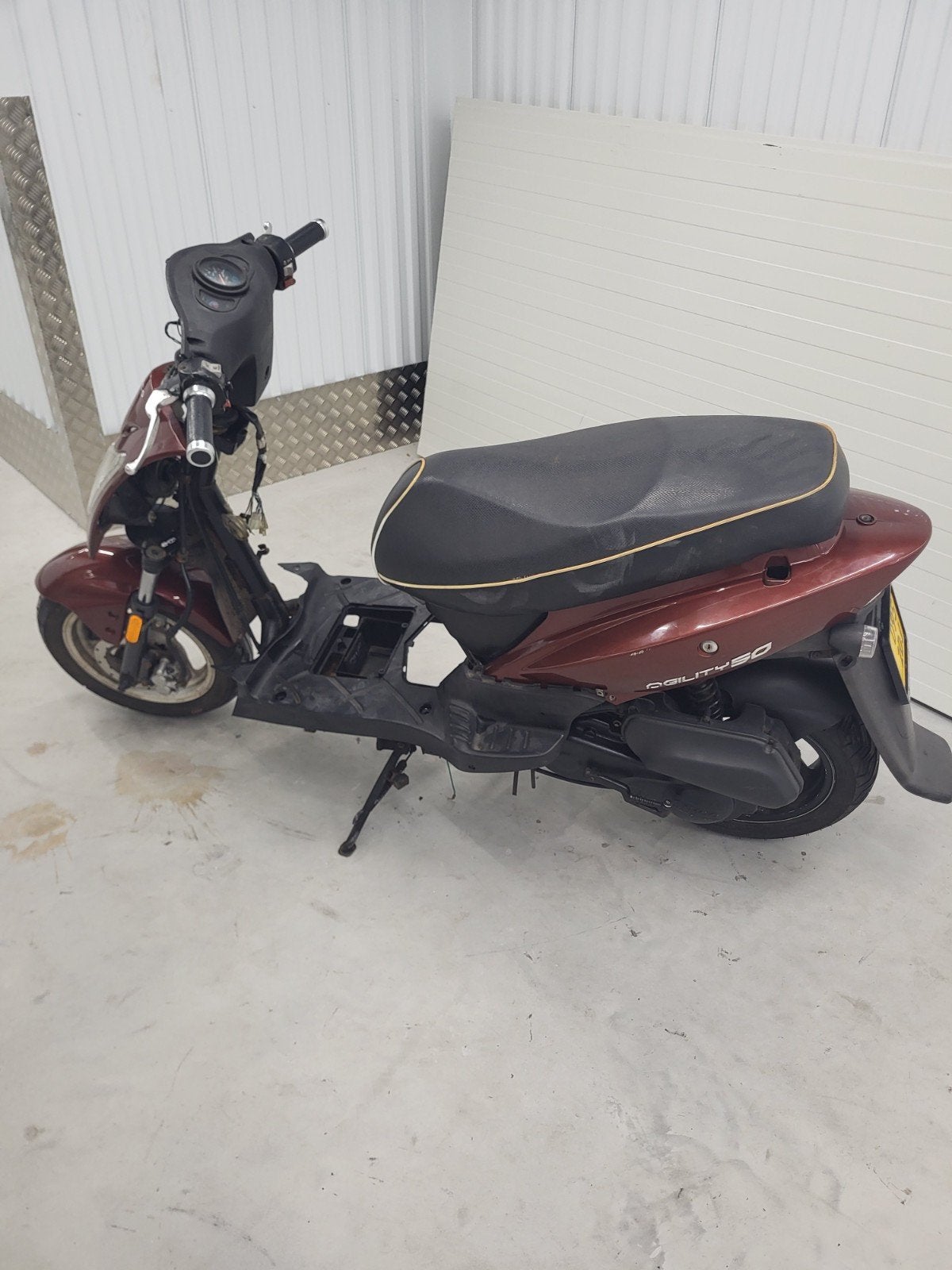 kymco agility frame 12 inch met 80 cc blok, Ophalen, Gebruikt, M.overkleeft1968@outlook.com, Kymco