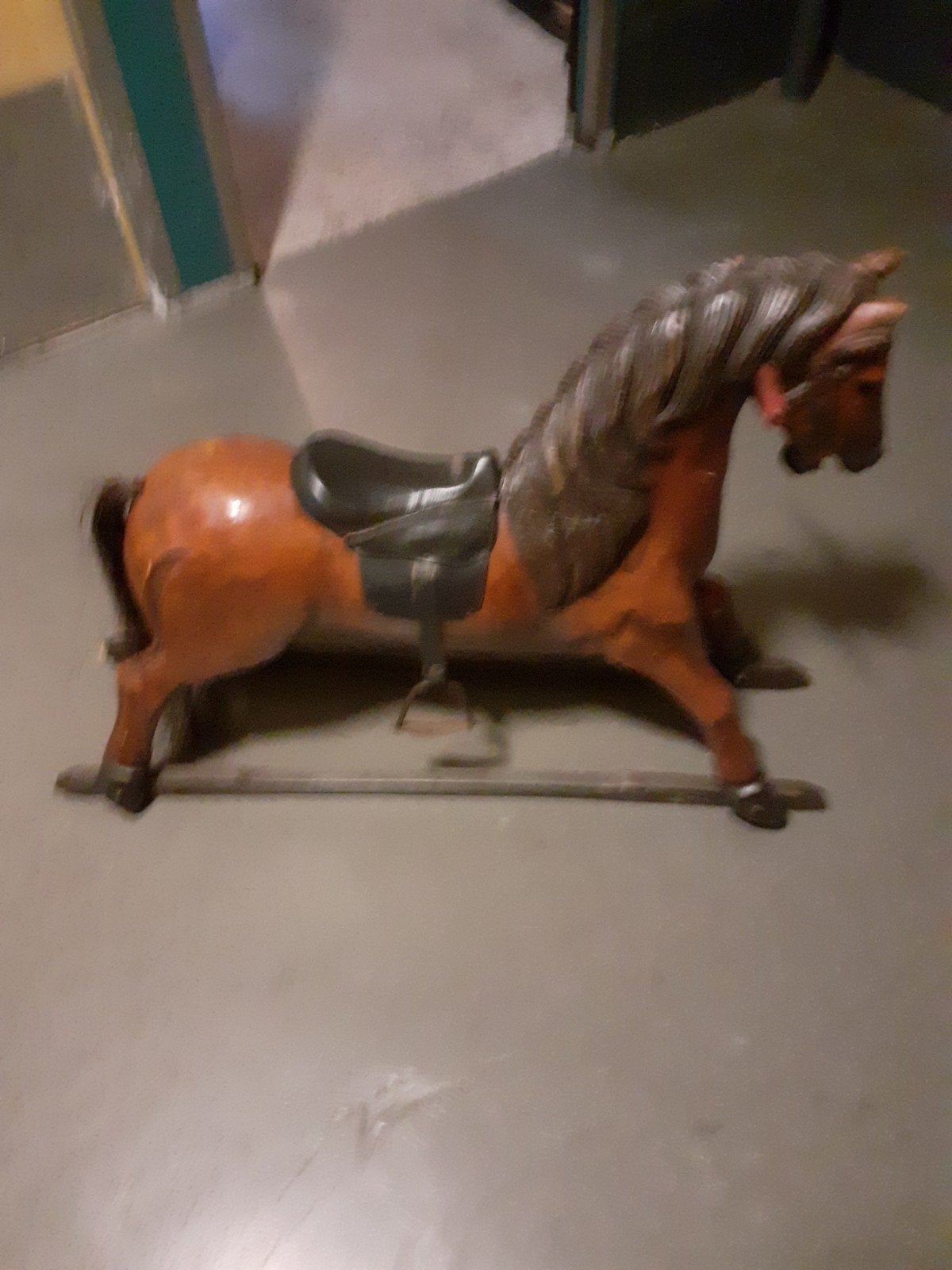 hout paard, Ophalen, Zo goed als nieuw, Paard, Beeldje of Figuurtje