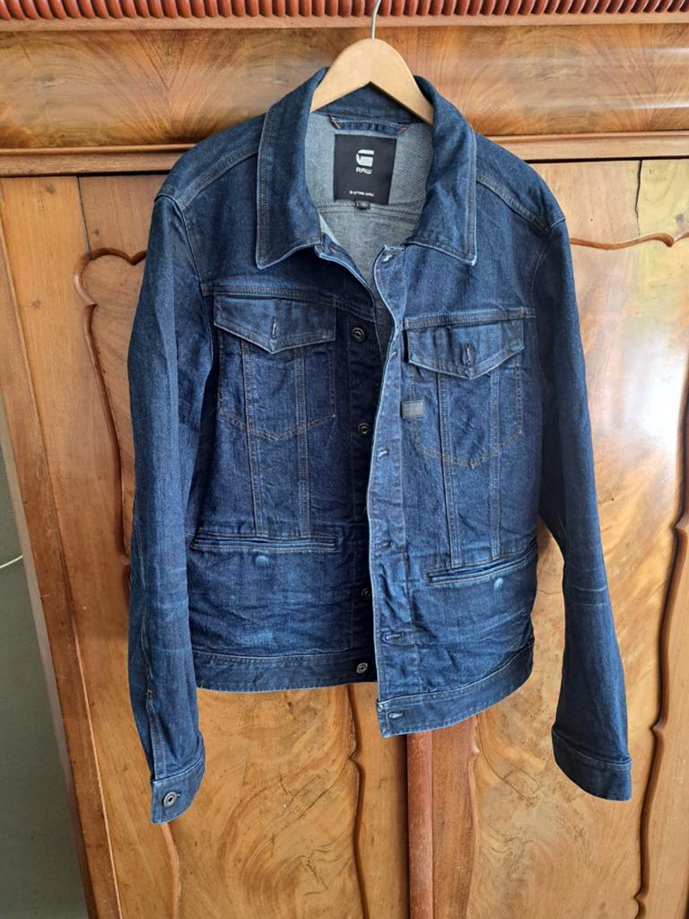 G star raw mt xl spijkerjack, Ophalen of Verzenden, Zo goed als nieuw, Maat 56/58 (XL), Blauw