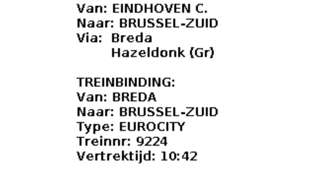 Treinkaartje teab, Tickets en Kaartjes, Eén persoon, Bus, Metro of Tram, Algemeen kaartje