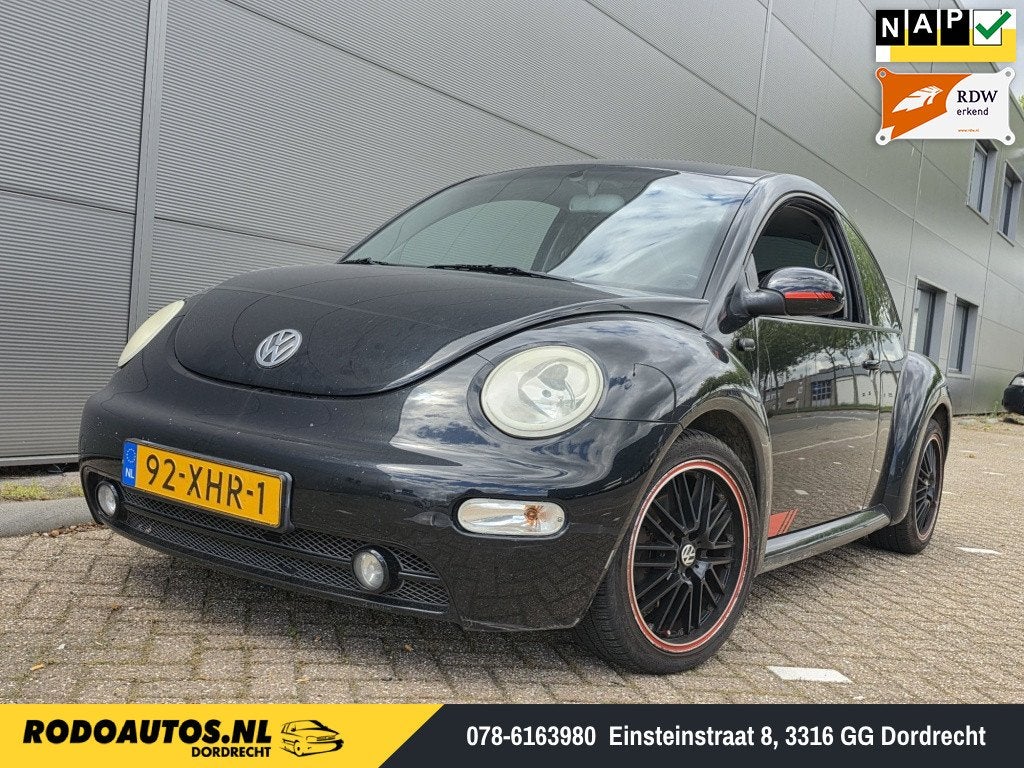Volkswagen New Beetle 1.8-5V Turbo Highline 150pk Lees Tekst, Auto's, Volkswagen, Te koop, Beetle (Kever), ABS, Airbags, Airconditioning