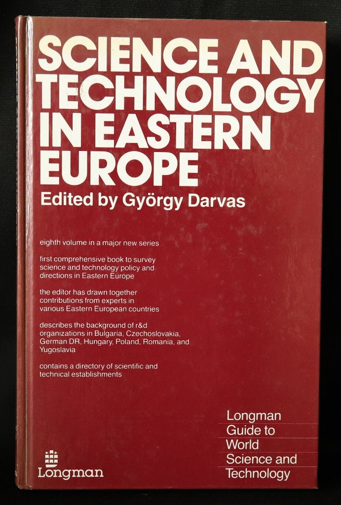 Gyorgy darvas  science and technology in eastern europe, Gelezen, Ophalen of Verzenden, WO, Gyorgy darvas