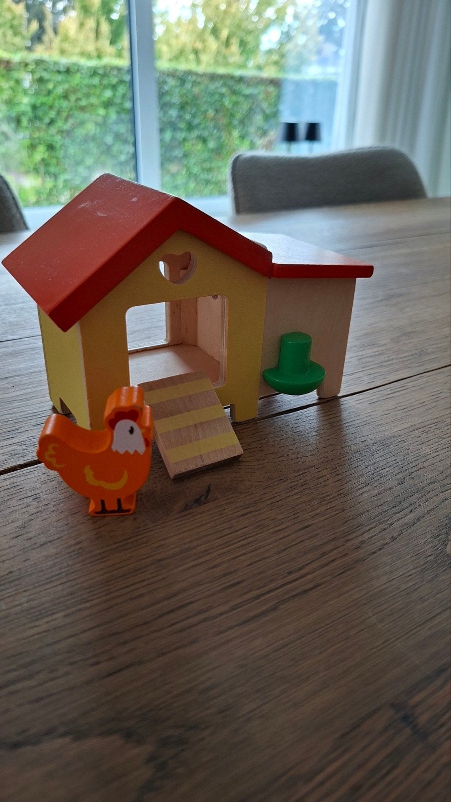 Houten kippenhok met kip van HEMA, Ophalen of Verzenden
