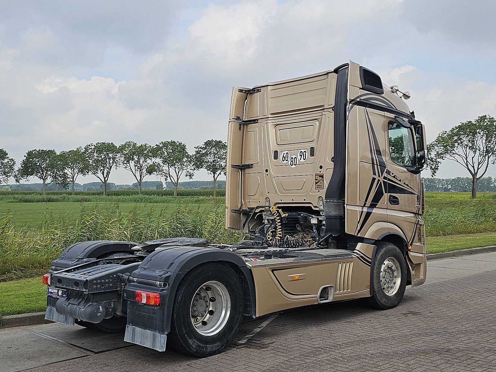 MERCEDES-BENZ ACTROS 1853 LS hydr unit,durabright, Automaat, Euro 6, Overige kleuren, Stoelverwarming