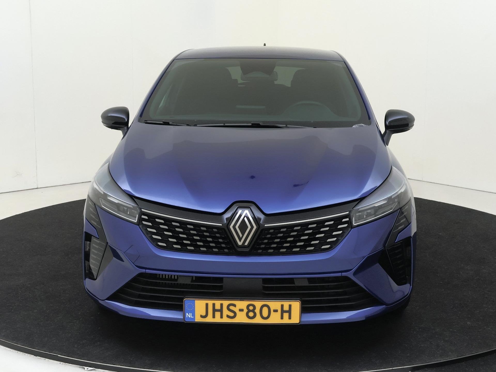 Renault Clio 1.0 TCe 90 PK GPF techno Navigatie | Android Au, Auto's, Dealer onderhouden, Gebruikt, Euro 6, Blauw