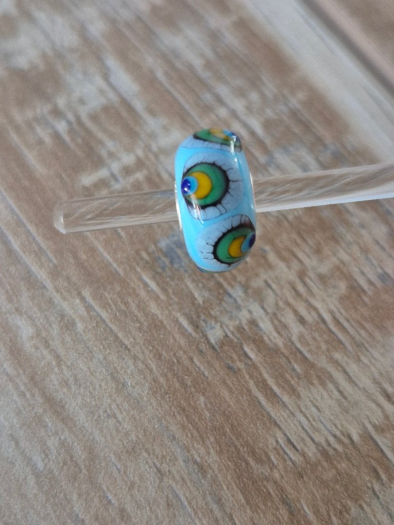 Trollbeads Uniek Monster Egg CC HTF *losse kern*, Sieraden, Tassen en Uiterlijk, Bedels, Glas of Kristal, Nieuw, Ophalen of Verzenden