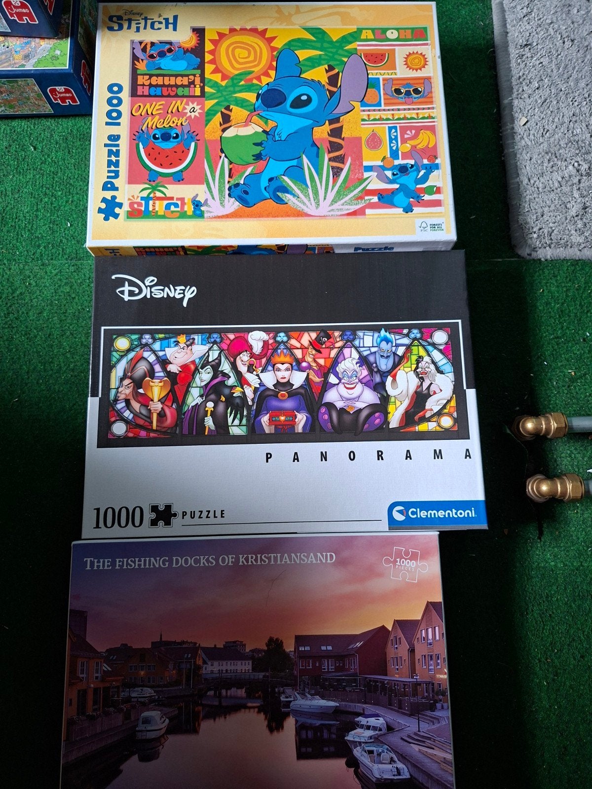 Disney Stitch, disney en haven puzzel, Hobby en Vrije tijd, Denksport en Puzzels, Ophalen, 500 t/m 1500 stukjes, Zo goed als nieuw