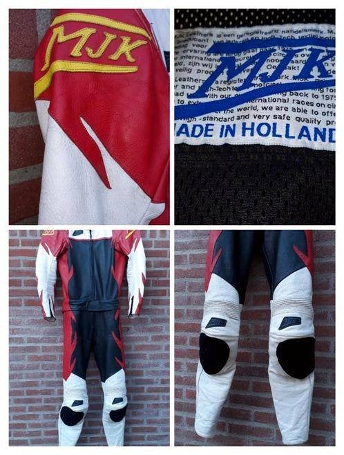 MJK // 2 - Delig - Racepak - Motor combi - motorpak, Ophalen of Verzenden, Tweedehands, Combipak