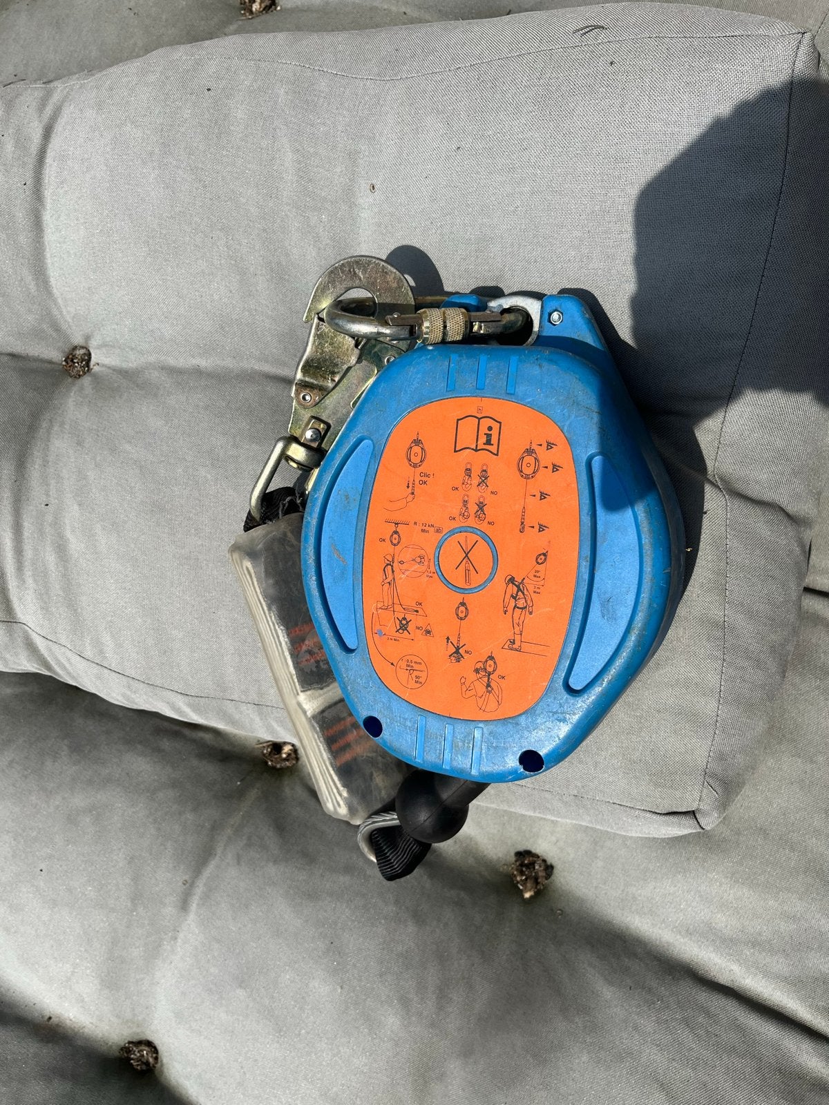 Tractel Blocfor valbeveiliging 150 kg, Ophalen of Verzenden, Gebruikt