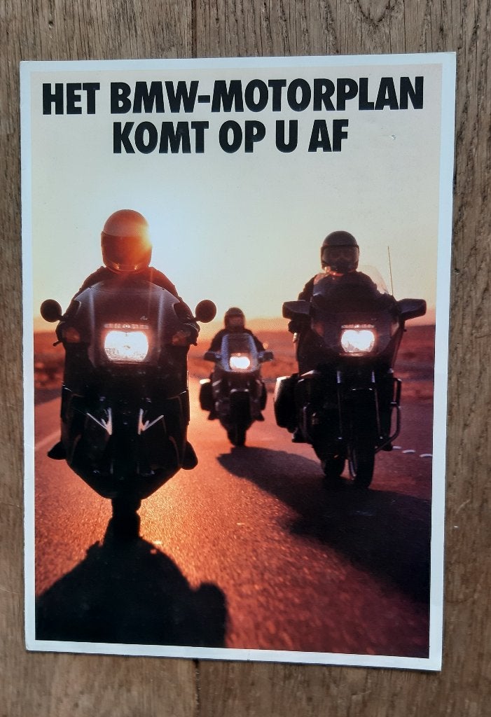 Folder: Het BMW motorplan komt op u af, Boeken, Ophalen of Verzenden, Zo goed als nieuw, Merk of Model