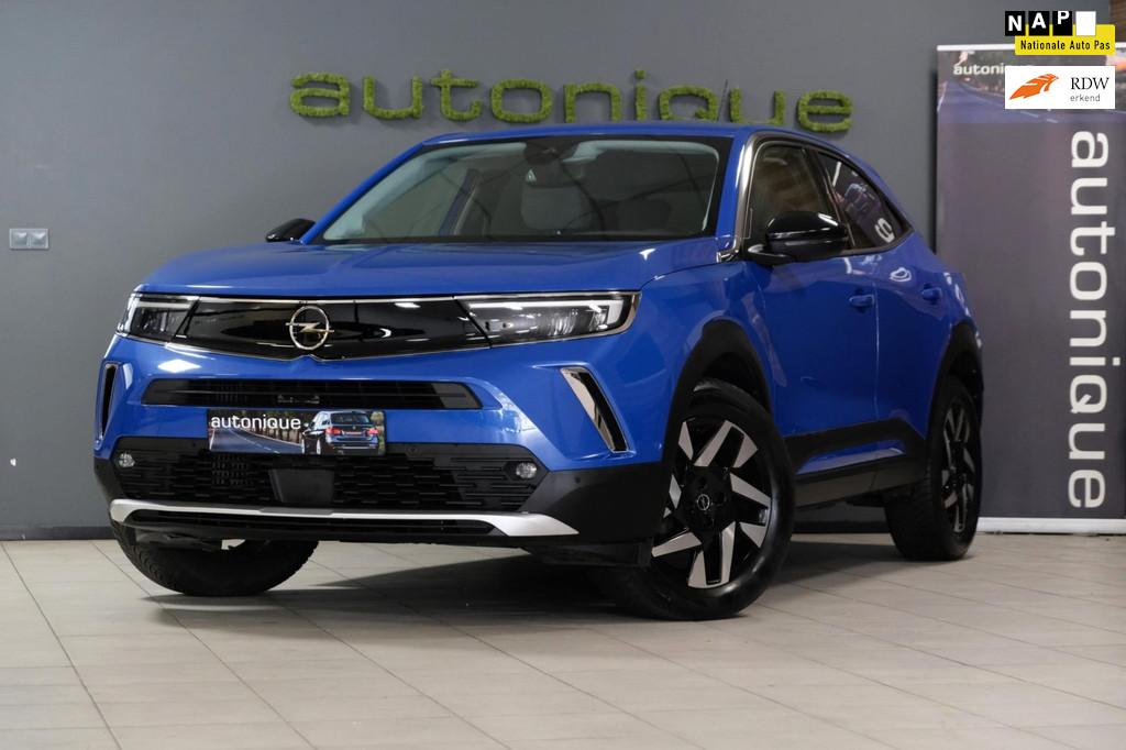 Opel Mokka 1.2 Turbo Elegance automaat navi/adap.cruise, Zwart, 1199 cc, Blauw, 3 cilinders