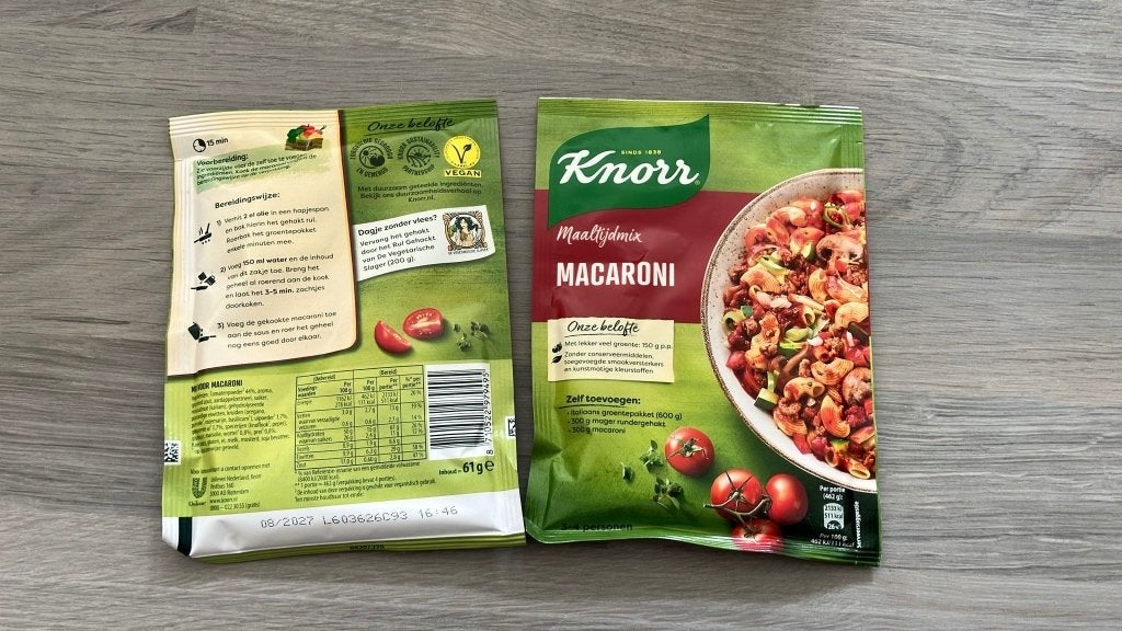 2 zakjes macaroni kruiden van Knorr. Tht 08/2027, Boeken, Ophalen, Nieuw, Kruiden en Alternatief