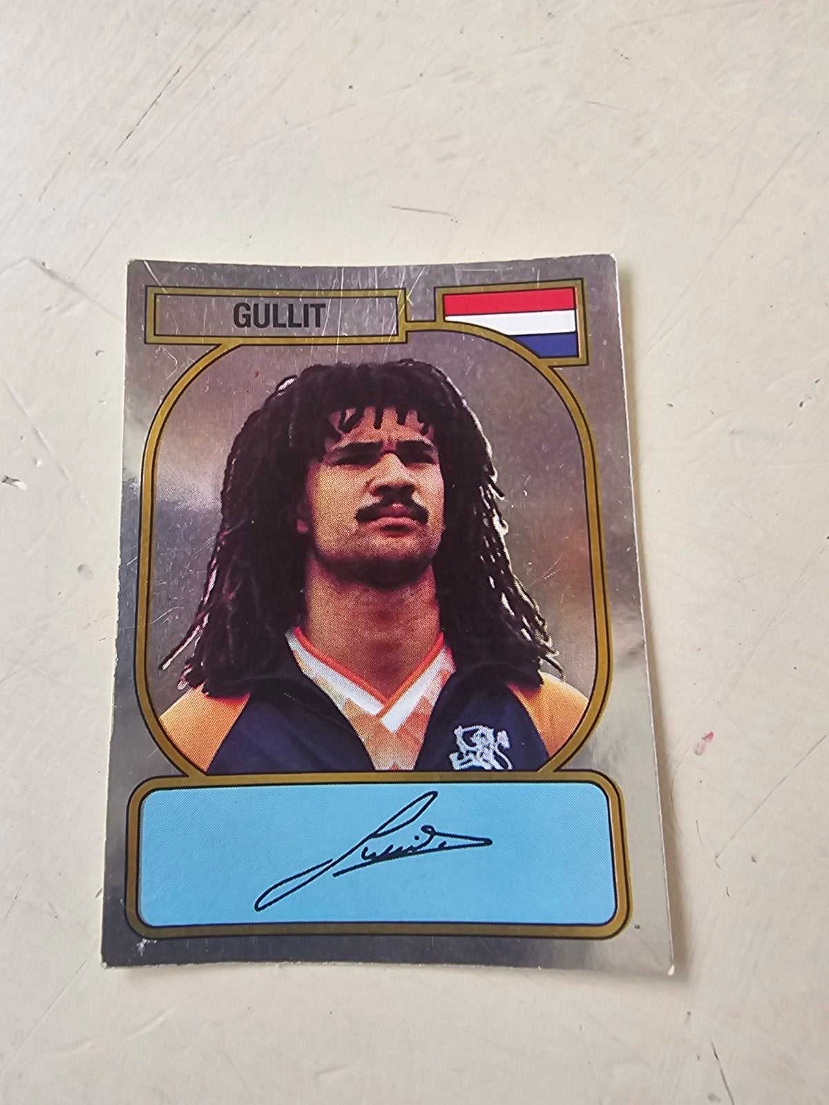 Ruud Gullit -  panini 1989Voetbal Memorabilia, Ophalen of Verzenden