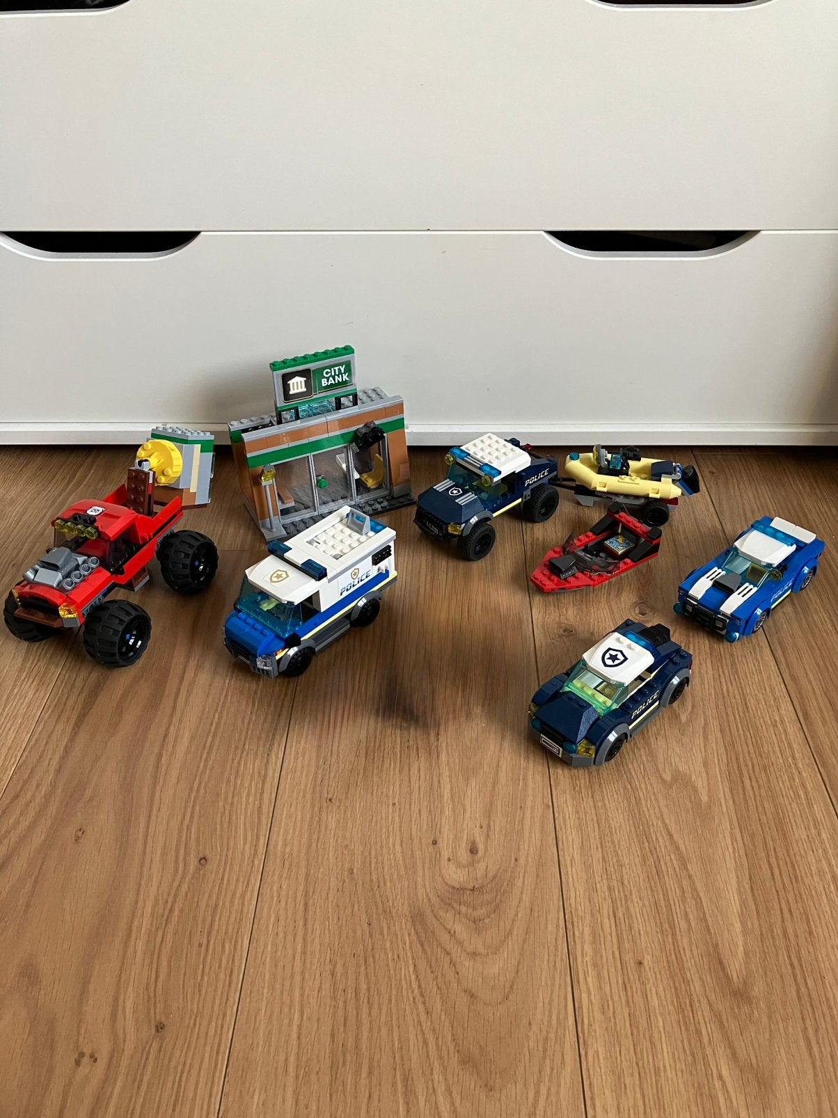 Lego City politieset, Ophalen, Zo goed als nieuw