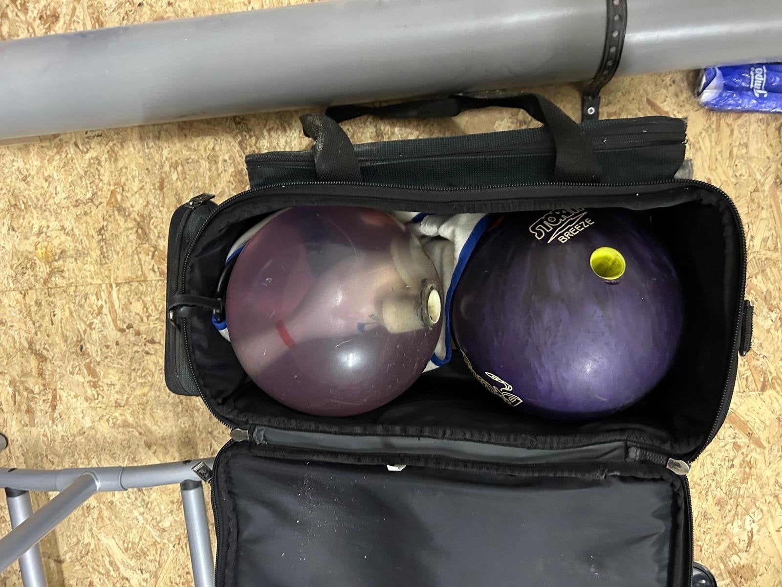 Bowlingballen in Storm tas, Ophalen, Gebruikt