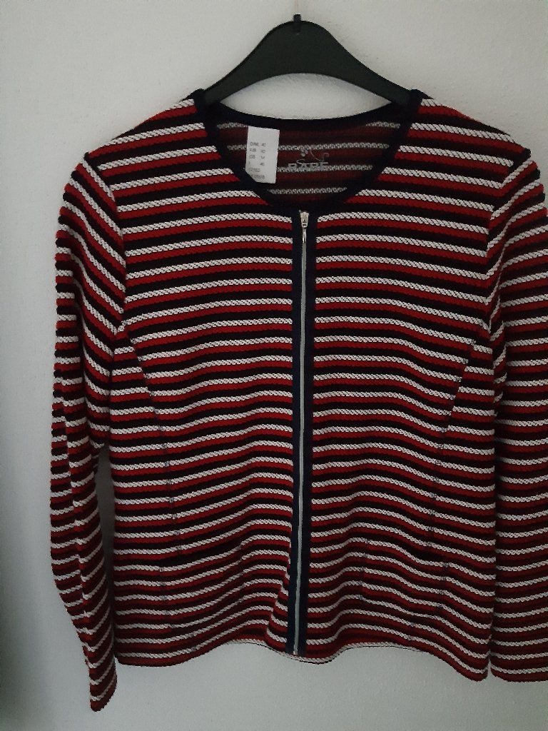 Rabe jasje rood/wit/donkerblauw maat 40 (nieuw), Maat 38/40 (M), Rabe, Meerkleurig, Nieuw