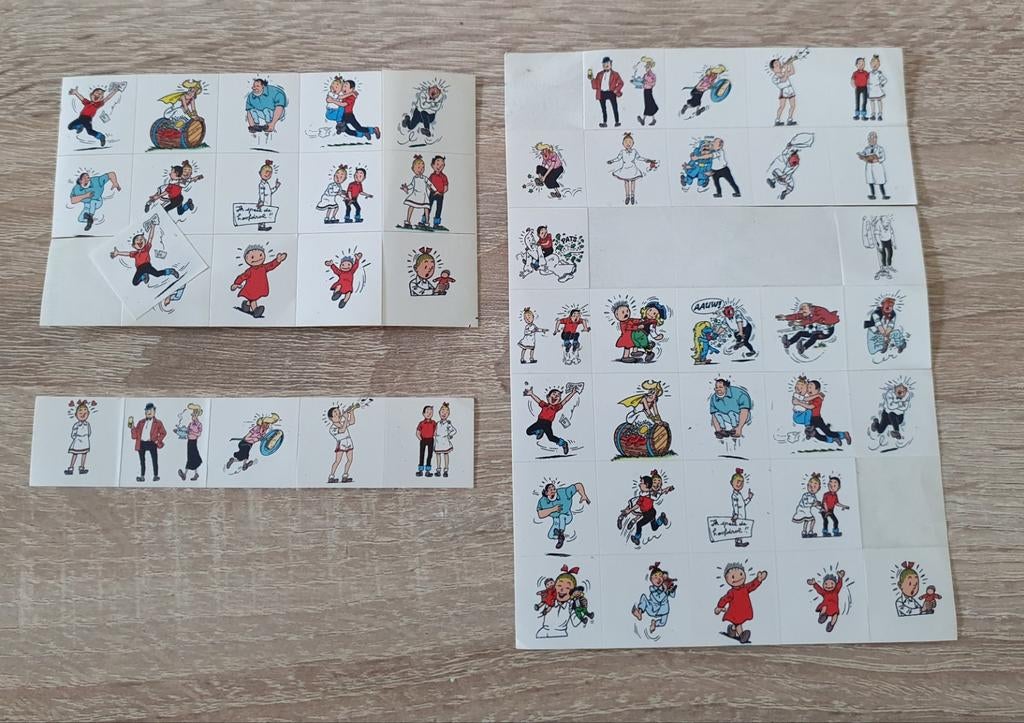Vintage stickers van De Stulp, jaren '70 Suske en Wiske, Verzamelen, Ophalen of Verzenden, Gebruikt, Strip of Tekenfilm
