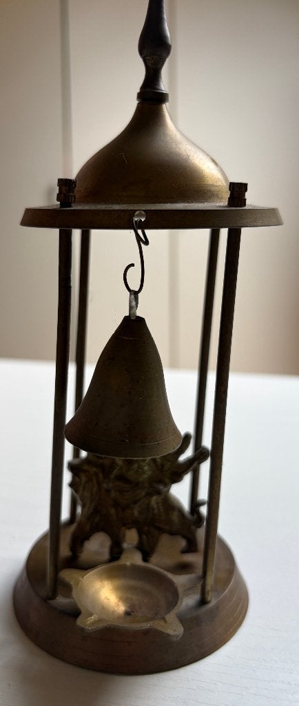 Durga beeld, Ophalen of Verzenden, Brons, 20 - 50 cm, Beeld