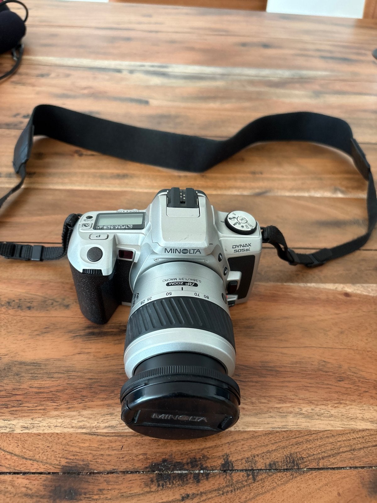 Minolta Dynax 505si Analoge Spiegelreflexcamera met 2 lenzen, Ophalen, Gebruikt, Spiegelreflex, Minolta