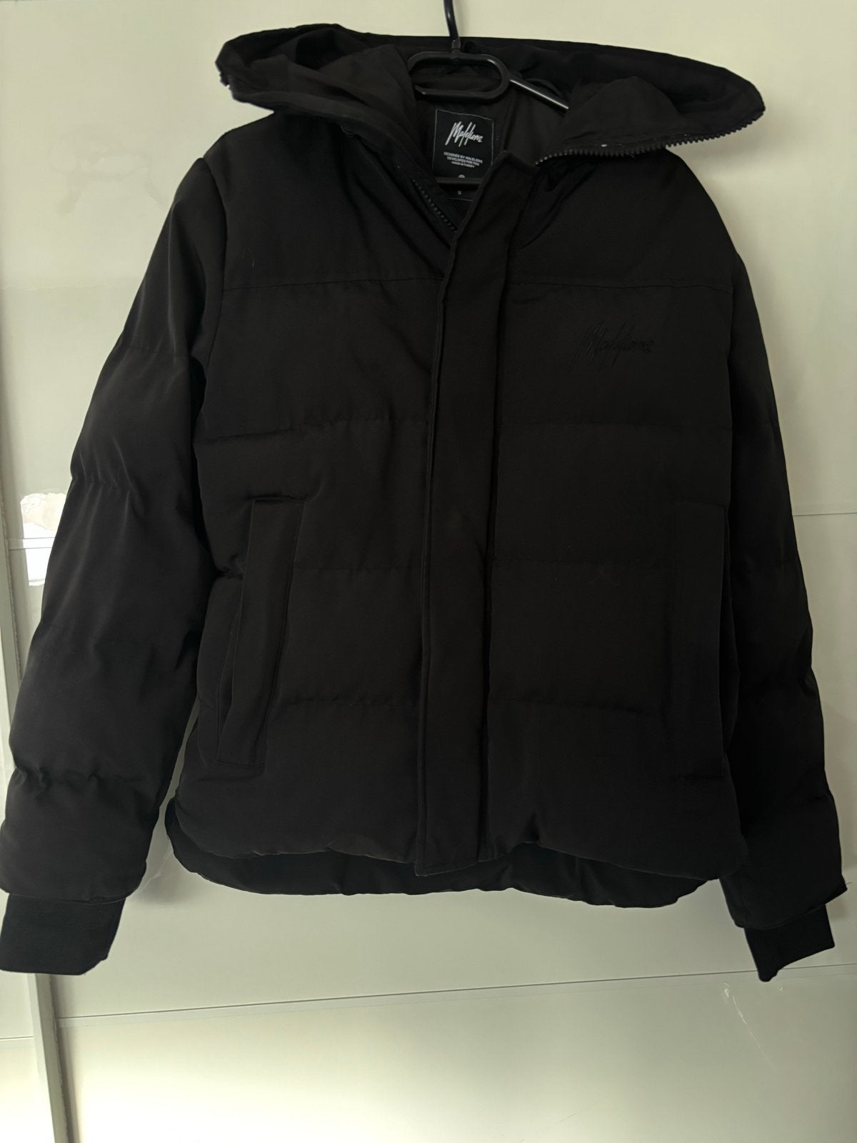 Malelions winterjas maat S, Kleding | Heren, Ophalen of Verzenden, Gedragen, Maat 46 (S) of kleiner, Zwart