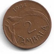 Malawi 2 Tambala 1984, Ophalen of Verzenden, Overige landen