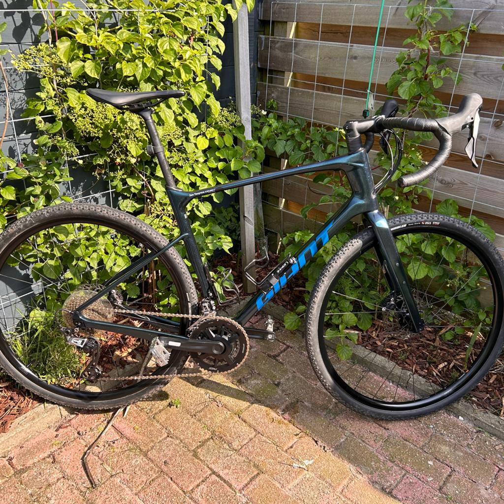 Giant Revolt Advanced 2 Gravelbike, 28 inch, Gebruikt, Carbon, 57 tot 61 cm