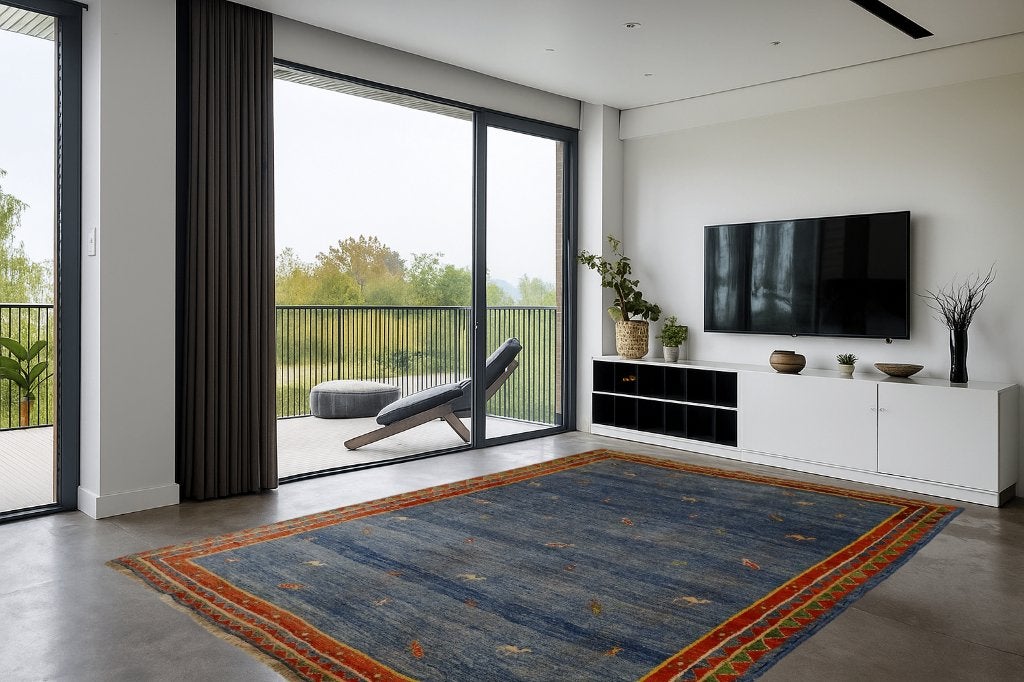 Perzisch tapijt - Gabbeh - 393 x 314 cm - Handgeknoopt, Antiek - Modern - Klassiek - Eclectisch, -, -, 200 cm of meer
