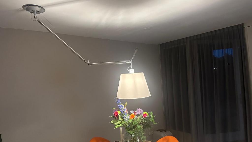 Artemide Tolomeo Sospensione Decentrata - Design Hanglamp, Ophalen, Gebruikt, Metaal, 75 cm of meer