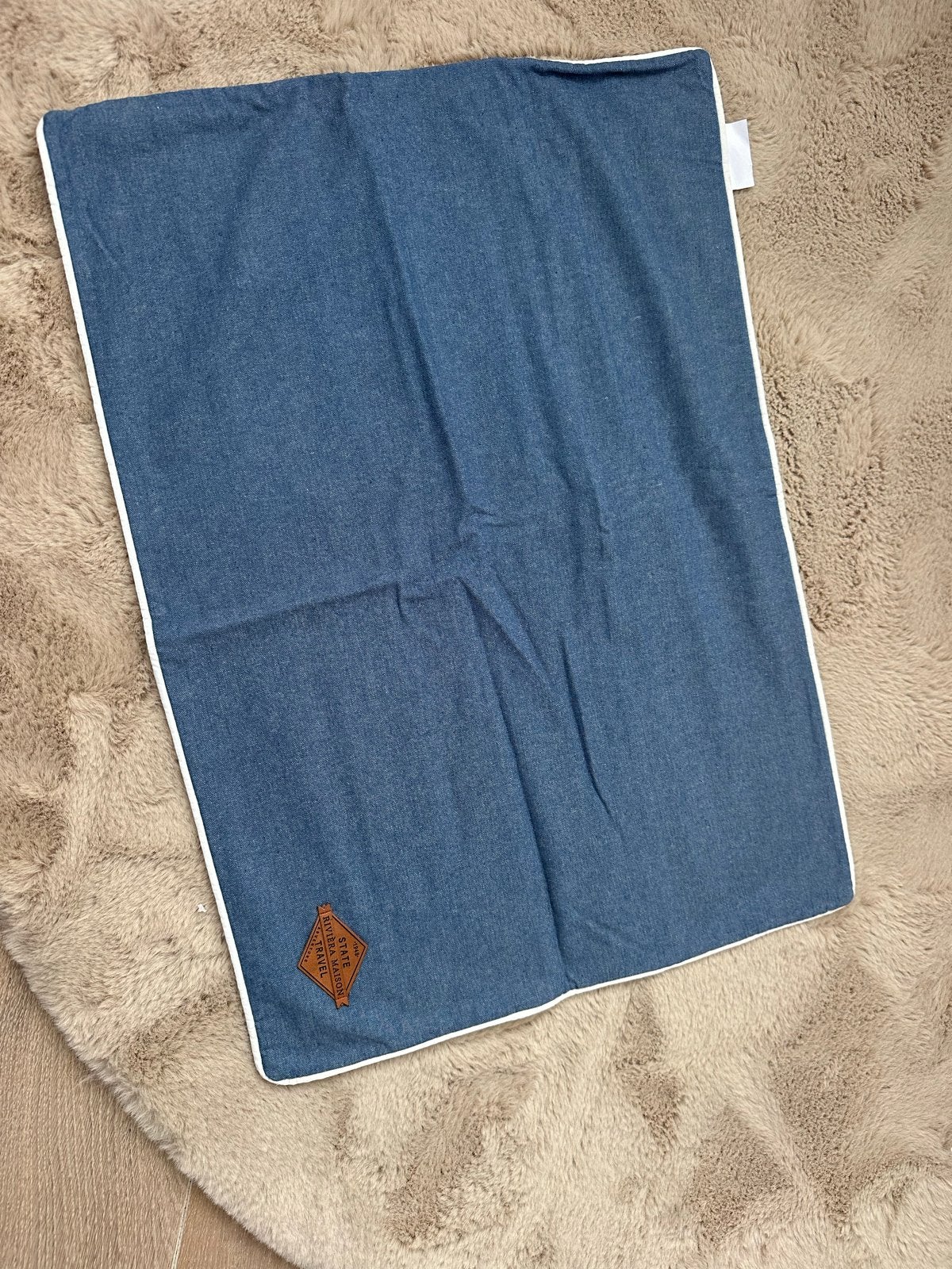 Rivera Maison kussensloop 65x45 cm, Ophalen of Verzenden, Nieuw, Blauw, Rechthoekig