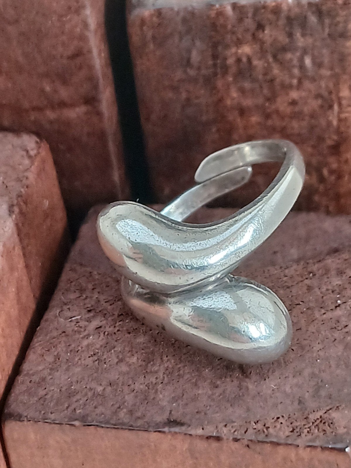 Zilveren Ring 835 ,Uniek Design - Maat 16.50 (Verstelbaar), Ophalen of Verzenden