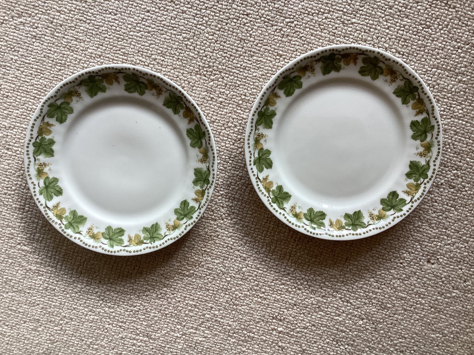 Eschenbach handdecorated  druivenrank // 2x, Ophalen of Verzenden