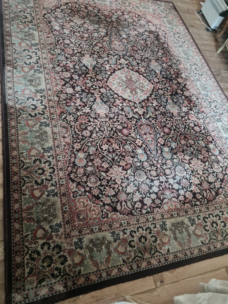 Vintage wollen vloerkleed, Ophalen, Heikant 21 Kaatsheuvel, Belle Vieille Brocante, 200 cm of meer