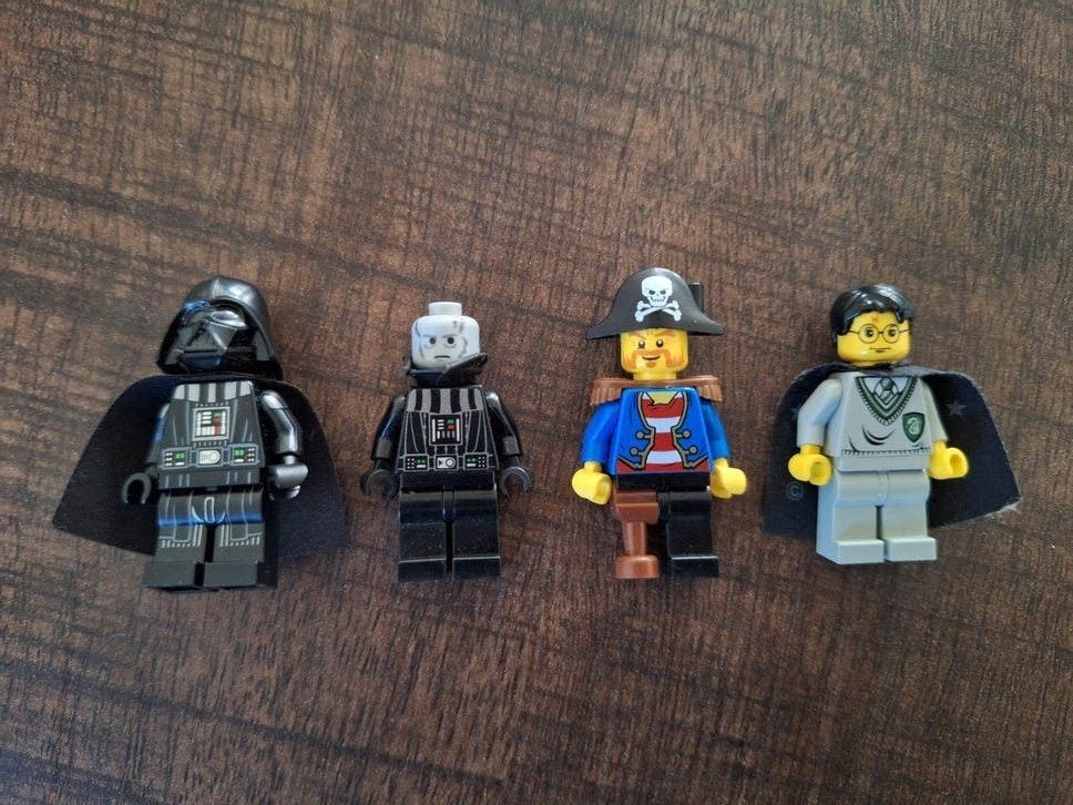 Lego Minifiguren: Darth Vader, Piraat, Harry Potter, Inclusief minifiguren, Star Wars, Lego, Ophalen of Verzenden